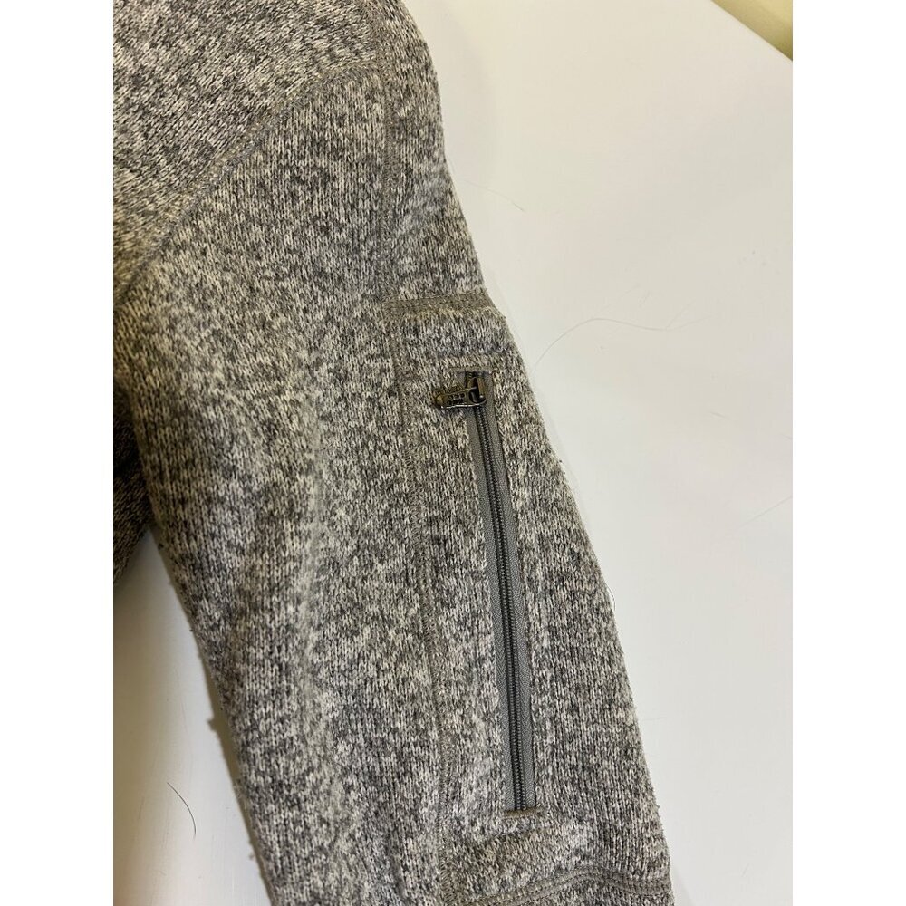 Patagonia better sweater grey fleece pullover 1/4 zip jacket women's small - Picture 4 of 8